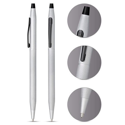 Cross Classic Century Brushed Chrome Ballpoint Pen Item# AT0082-124
