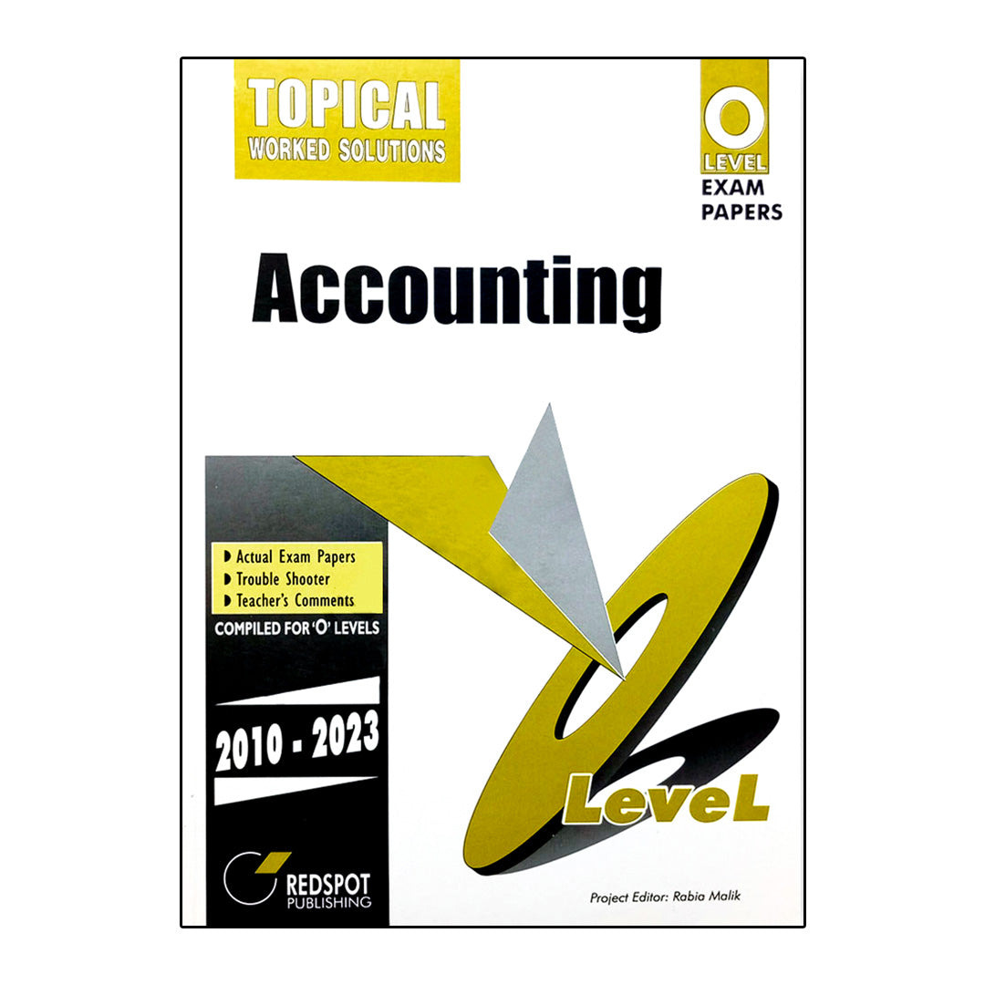 O Level Accounting Topical Solution 2024 Edition