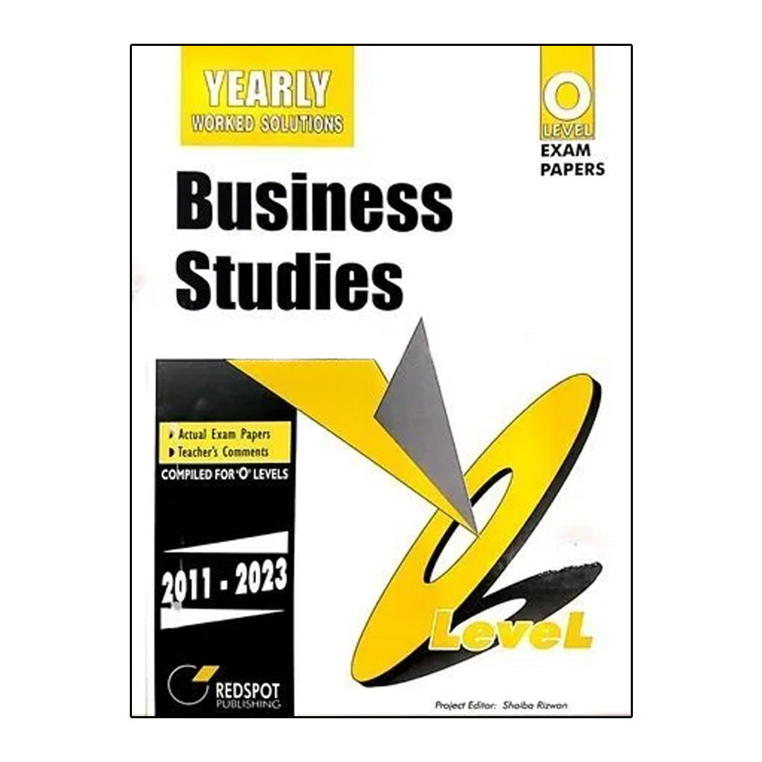 O Level Business Studies Yearly Solutions 2024 Edition