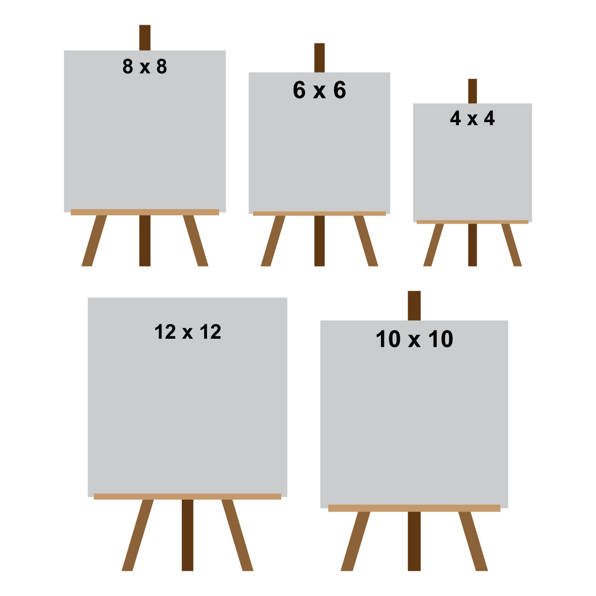 Get Your Mini Canvas With Wooden Easel Today The Stationers