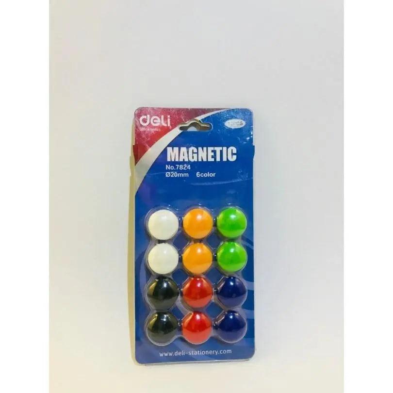 Deli Office series Magnetic 20mm 6 Color 7824 The Stationers