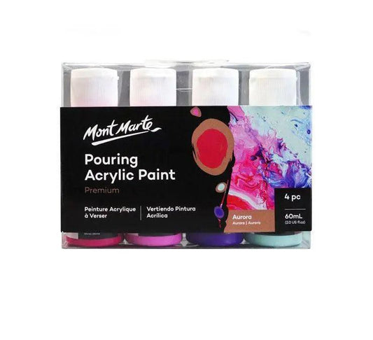 Mont MARTE Fluid Art Pouring Acrylic Paint Set 60ml The Stationers