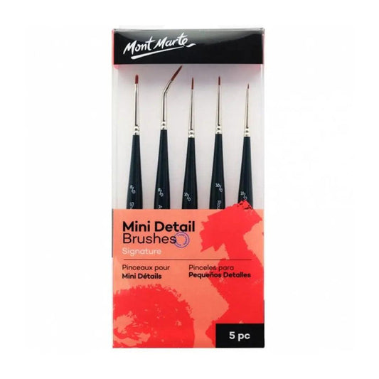 MONT MARTE MINI DETAIL BRUSHES 5 PCS The Stationers