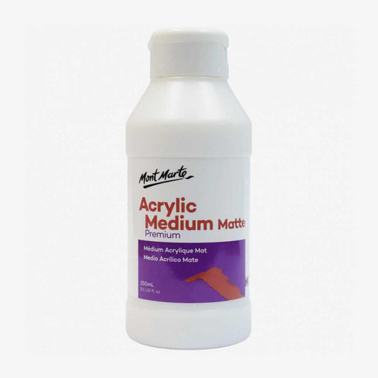 Mont Marte Premium Acrylic Medium Matte 250ml The Stationers