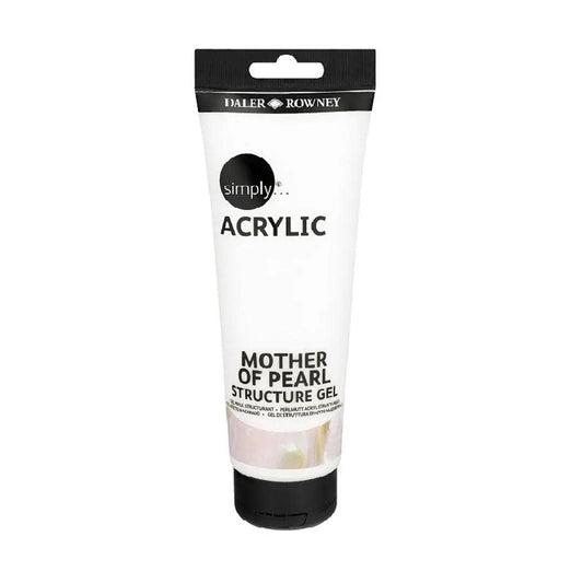 Simply Mother of pearl structure Gel 250ml The Stationers