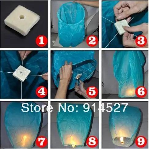 Sky Lanterns (Assorted Colors) The Stationers