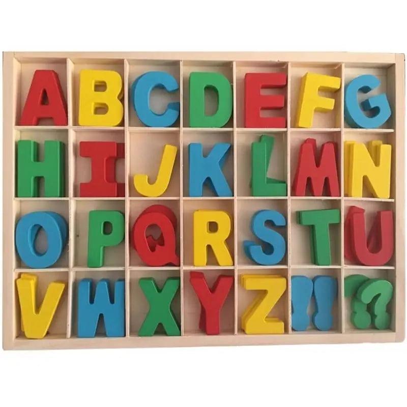 Wooden Double ABC Blocks - Main Image