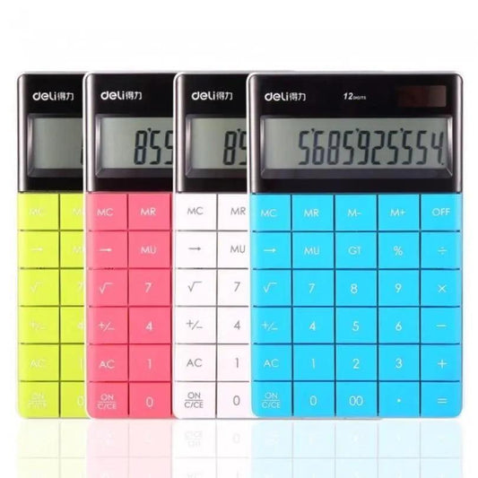 Deli E1589 Calculator - Multi Color The Stationers