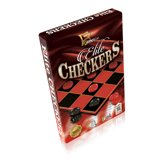 Elite Checkers & 6 Players LUDO - Elite Edition The Stationers