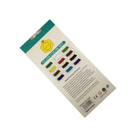Keep Smiling  glass Colors Starter Set 12 Pieces Tubs (7112GL) The Stationers