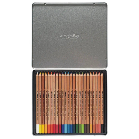 Lyra Poly color pastel pencil tin box of 24 pcs The Stationers