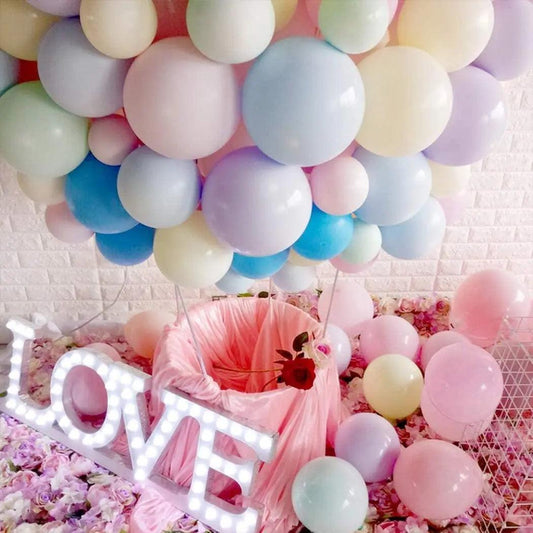 Macaron Candy Pastel Latex Balloons 10 Inches The Stationers