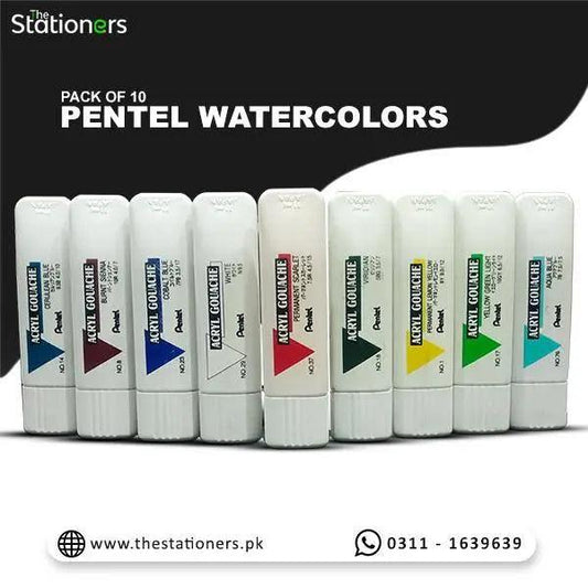 Pentel Gouache Watercolors The Stationers