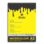 Studio A5 Watercolour Pad For Artist 300 gsm The Stationers
