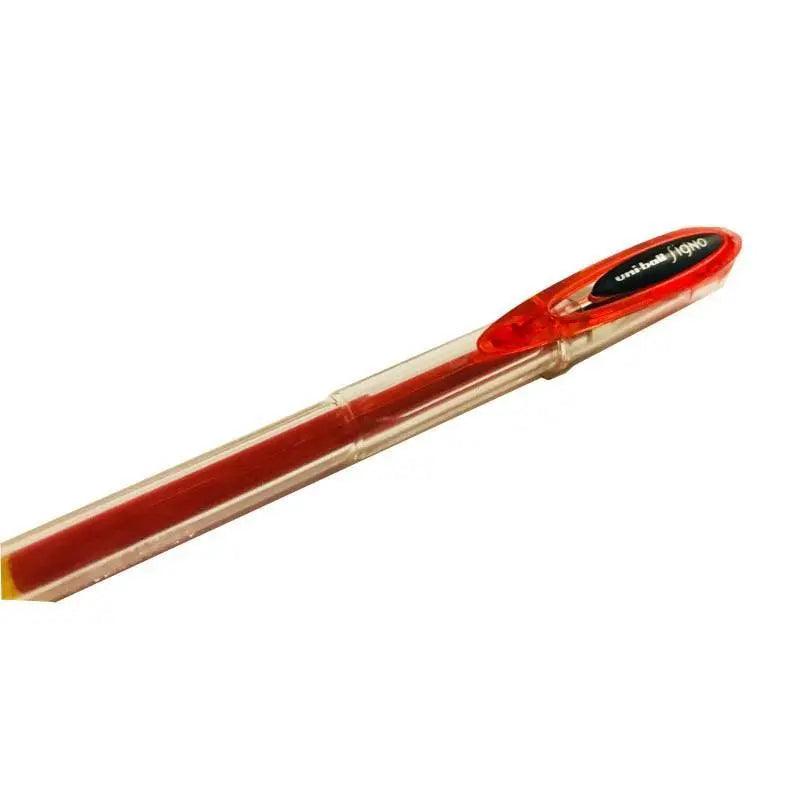 Uni-ball Signo Gel ink Pen Roller 0.4mm line &amp; 0.7mm Ball UM - 120 1 Piece - Red The Stationers