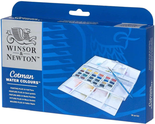 Winsor Newton Cotman Watercolor Set Of 26 Pieces The Stationers