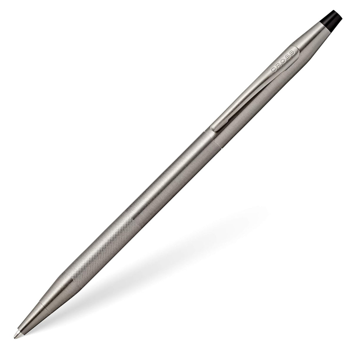 Cross Classic Century Micro Knurl Titanium Gray PVD Ballpoint Pen Item# AT0082-137