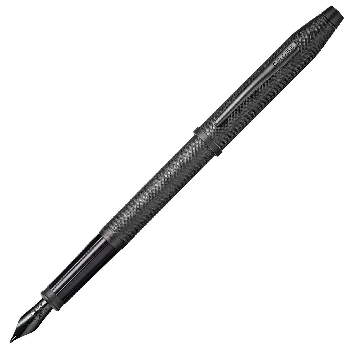 Cross Century II Black Micro Knurl Fountain Pen AT0086-132