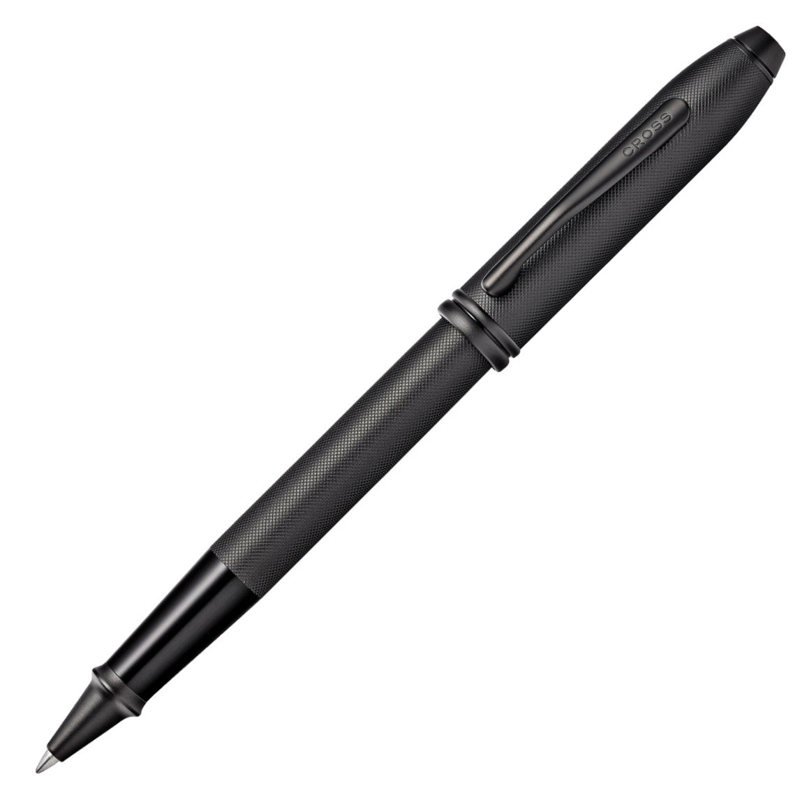 Cross Townsend Black PVD Micro Knurl Rollerball Pen AT0045-62