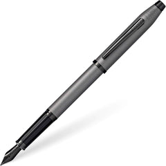 Cross Century II Gunmetal Gray Fountain Pen with Black PVD Nib & Appointments Item# AT0086-115