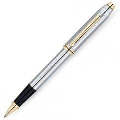 Cross Townsend Medalist® chrome with 23 Carat Gold Plated Appointments Selectip Rolling Ball Pen Item# 505