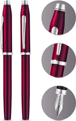 Cross Century II Translucent Plum Lacquer Fountain Pen with Rhodium-Plated Appointments Item# AT0086-114
