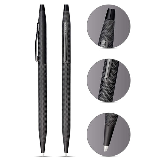 Cross Classic Century Brushed Black PVD Ballpoint Pen AT0082-122
