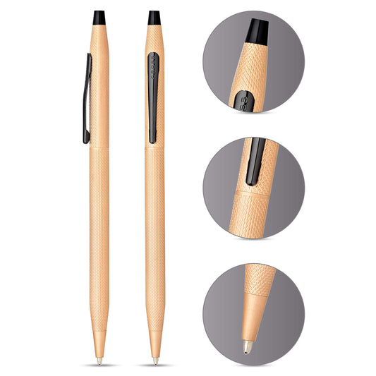 Cross Classic Century Brushed Rose Gold PVD Ballpoint Pen AT0082-123