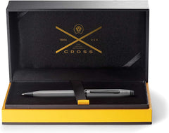Cross Century II Gunmetal Gray Ballpoint Pen with Black PVD Appointments Item# AT0082WG-115