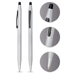 Cross Classic Century Brushed Chrome Ballpoint Pen Item# AT0082-124