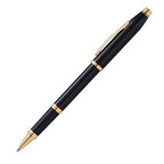 Cross Century II Black Lacquer 23KT Gold-Plated Rollerball Pen item # 414-1