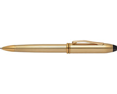 Cross Townsend 10 Carat Gold Filled/Rolled Gold with 23 Carat Gold Plated Appointments Ballpoint Pen Item# 702TW