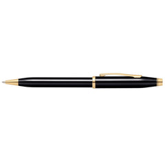 Cross Century II Black Lacquer with 23KT Gold-Plated Appointments Ballpoint Pen item# 412WG-1