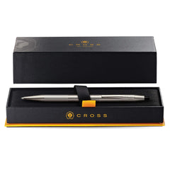 Cross Classic Century Micro Knurl Titanium Gray PVD Ballpoint Pen Item# AT0082-137