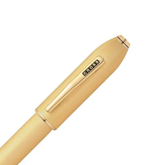 Cross Peerless 125 Core Collection 23KT Gold Plated Fountain Pen – 18KT Gold Plated Nib Item# AT0706-4