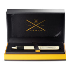 Cross Townsend 10 Carat Gold Filled/Rolled Gold with 23 Carat Gold Plated Appointments Selectip Rolling Ball Pen Item# 705