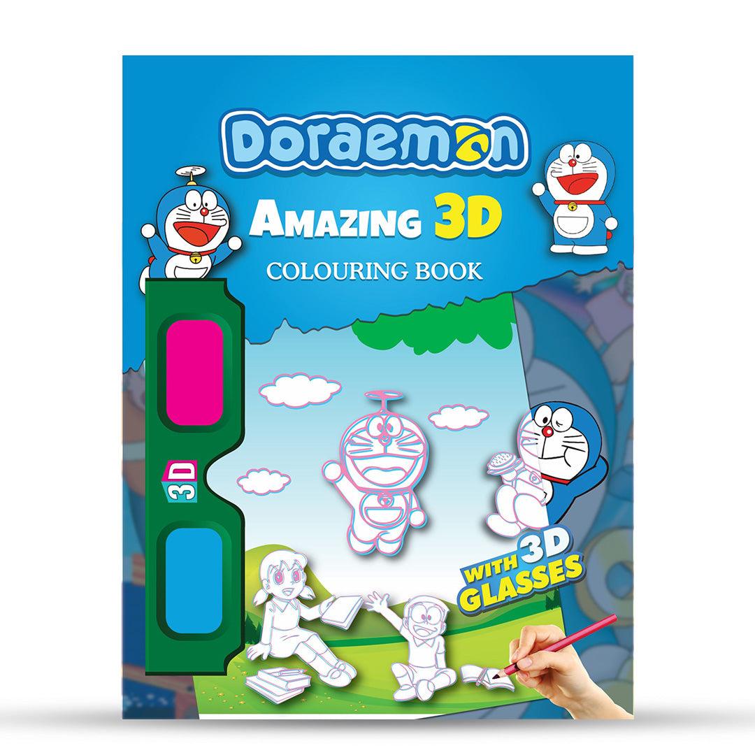 3D Coloring Books Doraemon The Stationers