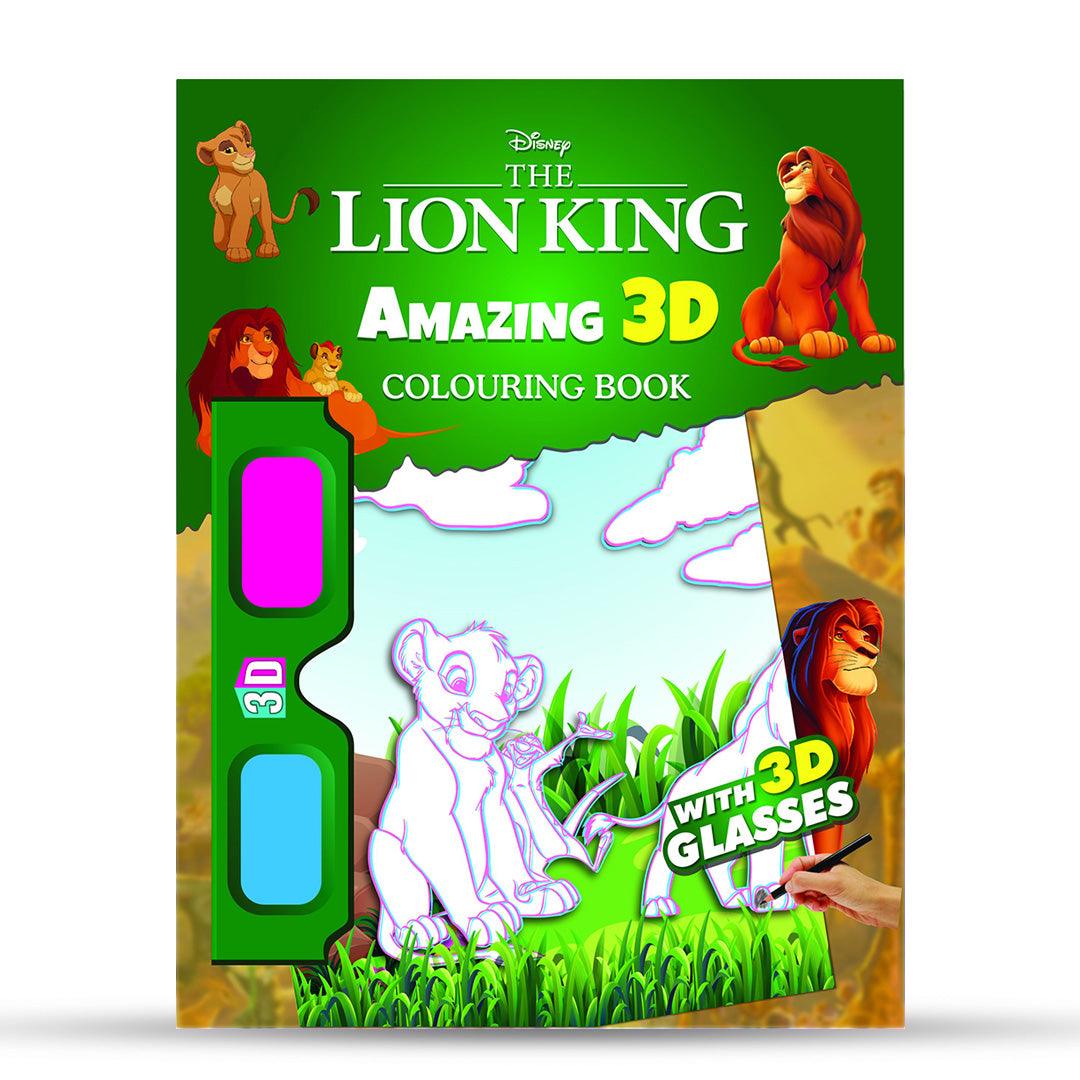 3D Coloring Books The Lion King The Stationers