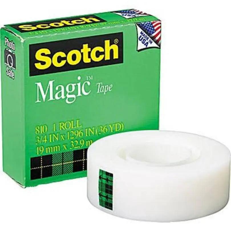 3M Scotch 810 Single Sided Transparent Magic Tape The Stationers