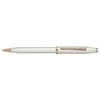 Cross Century II Pearlescent White Lacquer Ballpoint Pen with Rose-Gold Tone Appointments AT0082WG-113