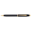 Cross Century II Black Lacquer with 23KT Gold-Plated Appointments Ballpoint Pen item# 412WG-1