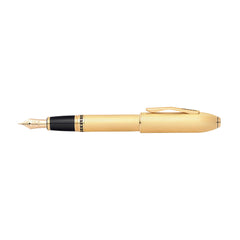 Cross Peerless 125 Core Collection 23KT Gold Plated Fountain Pen – 18KT Gold Plated Nib Item# AT0706-4