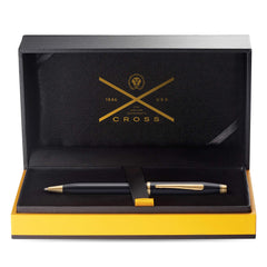 Cross Century II Black Lacquer with 23KT Gold-Plated Appointments Ballpoint Pen item# 412WG-1