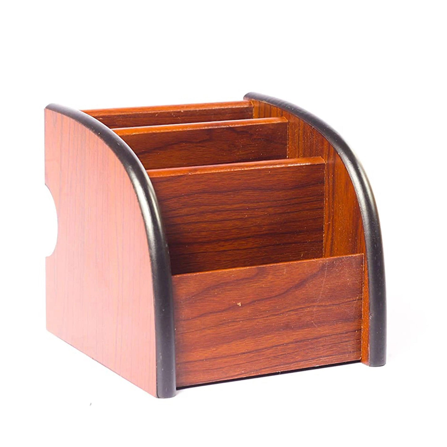 8006 Wooden Pen Stand - Brown The Stationers