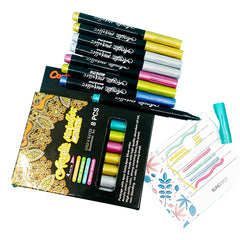 Cooky Acrylic Metallic Marker 8 Pcs