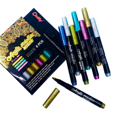 Cooky Acrylic Metallic Marker 8 Pcs