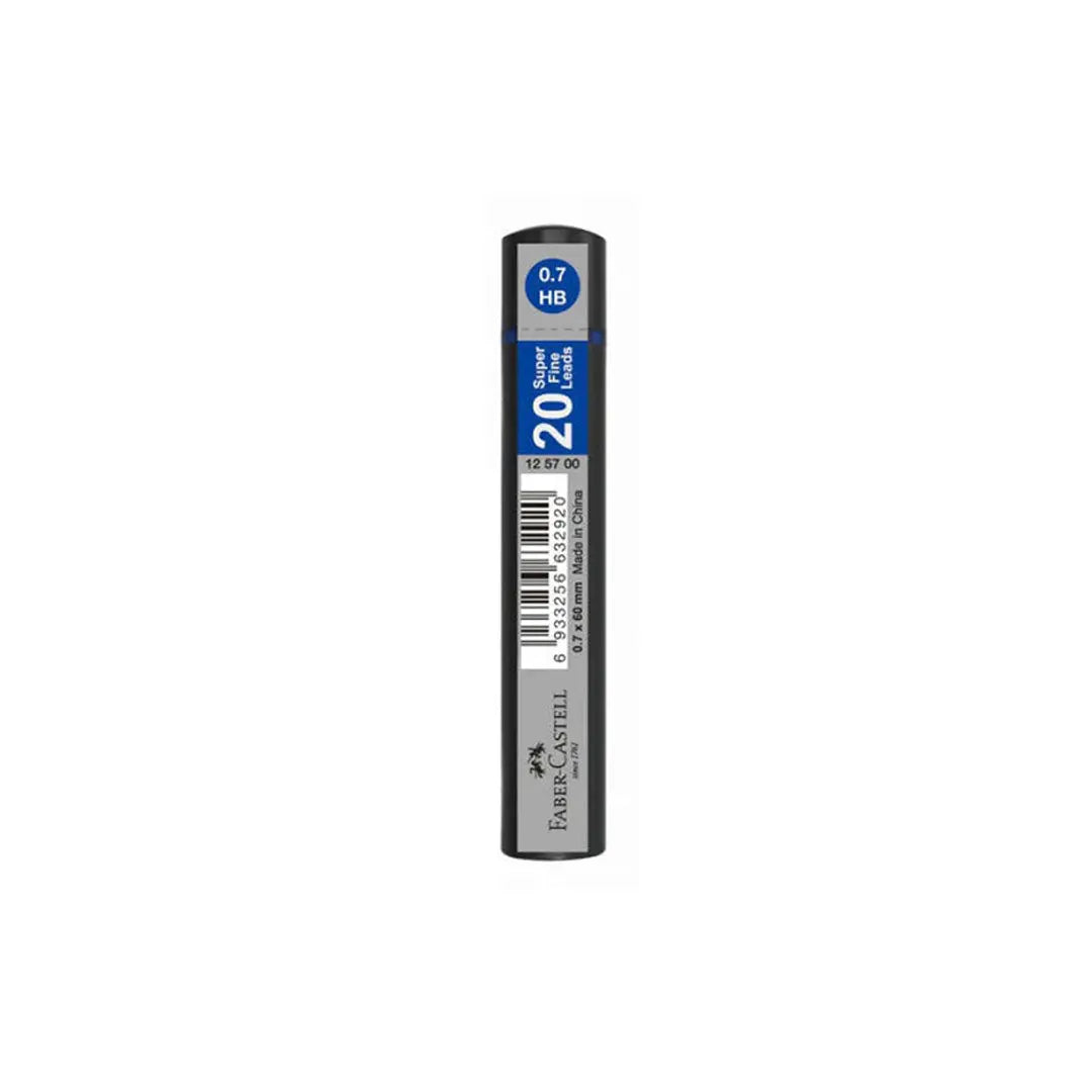 Faber Castell Super Fine Lead 0.7 HB Tube Of 20 Leads The Stationers
