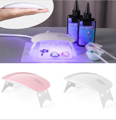 Portable Mini UV Lamp UV Light UV Resin Curing Lamp USB Charge for Resin Molds Jewelry Making DIY Craft