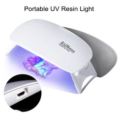 Portable Mini UV Lamp UV Light UV Resin Curing Lamp USB Charge for Resin Molds Jewelry Making DIY Craft