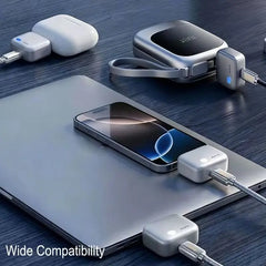 Smart Self-Cut Type-C Adapter, Universal Auto Disconnect for Night Charging, Overcharge Prevention Separator